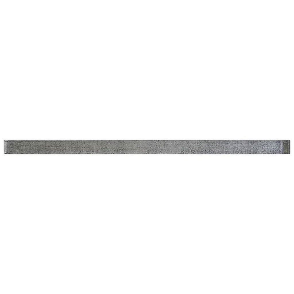 Mink Gray 0.5x12 Glossy Glass Pencil Tile Trim (10 pack, 0.5 sq ft/case) - Sample