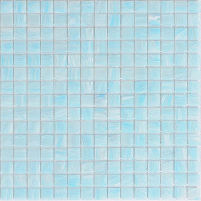 Columbia Blue 12x12 Glossy Uniform Square Glass Mosaic Tile (20 pack, 20 sq ft/case)