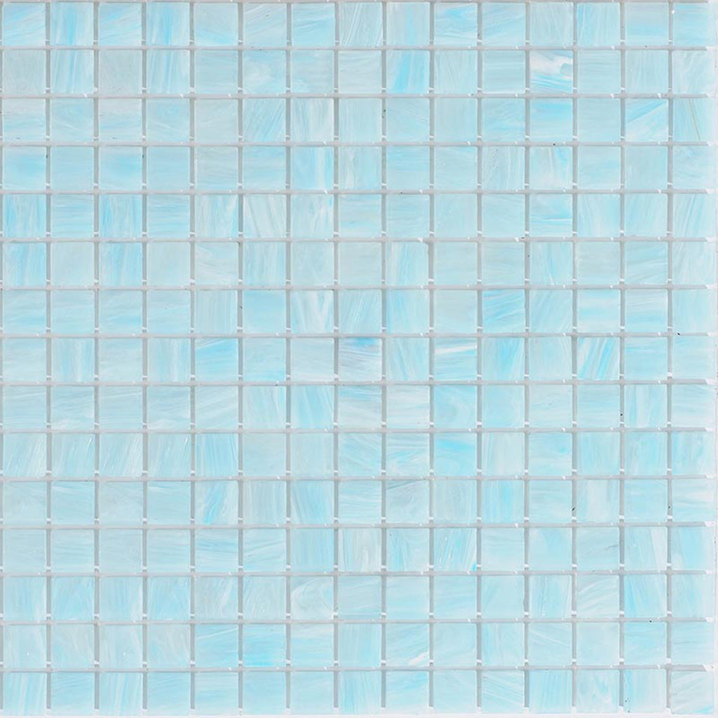 Columbia Blue 12x12 Glossy Uniform Square Glass Mosaic Tile (20 pack, 20 sq ft/case) - Sample