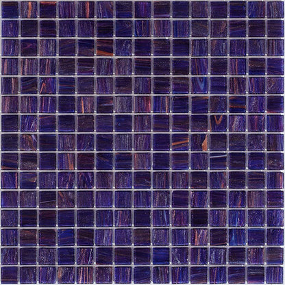 Deep Indigo Blue 12x12 Glossy Uniform Square Glass Mosaic Tile (20 pack, 20 sq ft/case) - Sample