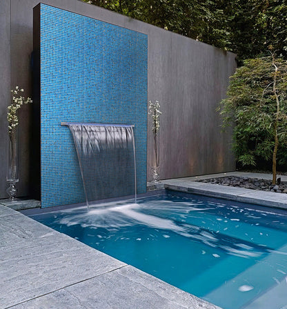 Rich Electric Blue 12x12 Glossy Uniform Square Glass Mosaic Tile (20 pack, 20 sq ft/case)