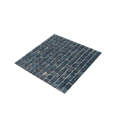 Berlin Blue 12x12 Glossy Uniform Square Glass Mosaic Tile (20 pack, 20 sq ft/case)