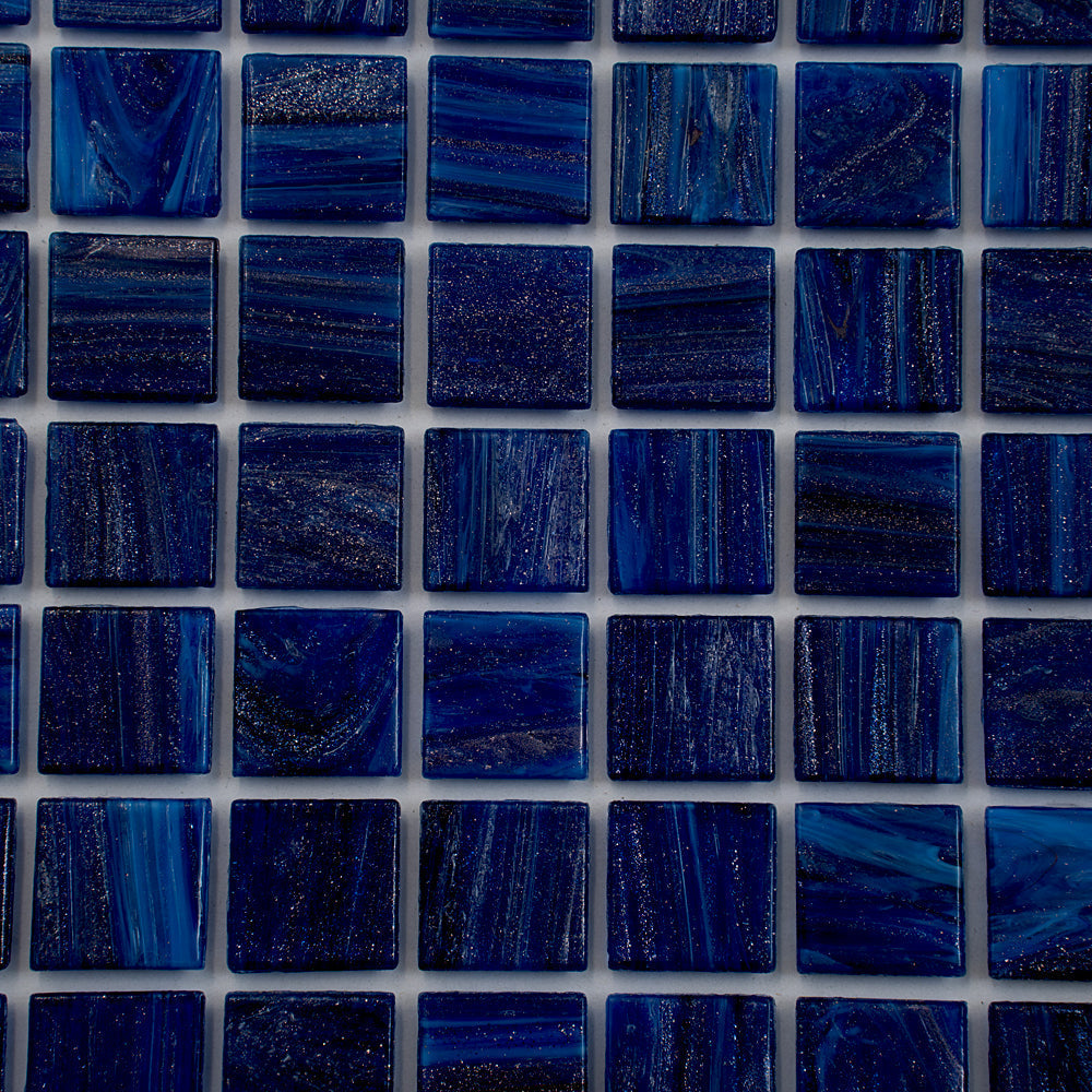 Egyptian Blue 12x12 Glossy Uniform Square Glass Mosaic Tile (20 pack, 20 sq ft/case)