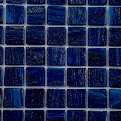 Egyptian Blue 12x12 Glossy Uniform Square Glass Mosaic Tile (20 pack, 20 sq ft/case)