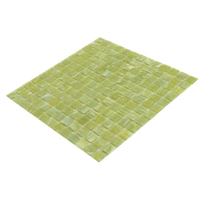 Green Lizard 12x12 Glossy Uniform Square Glass Mosaic Tile (20 pack, 20 sq ft/case)