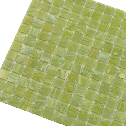 Green Lizard 12x12 Glossy Uniform Square Glass Mosaic Tile (20 pack, 20 sq ft/case)