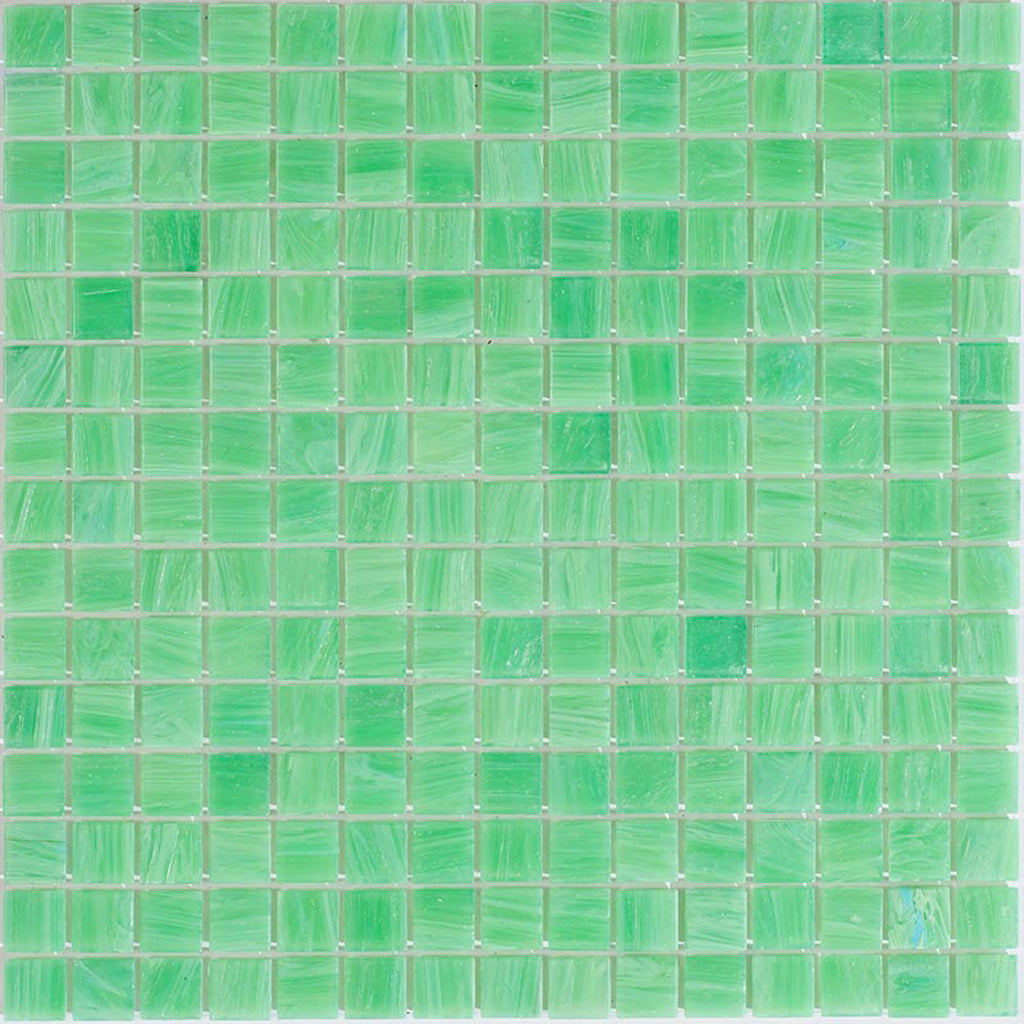 UFO Green 12x12 Glossy Uniform Square Glass Mosaic Tile (20 pack, 20 sq ft/case) - Sample