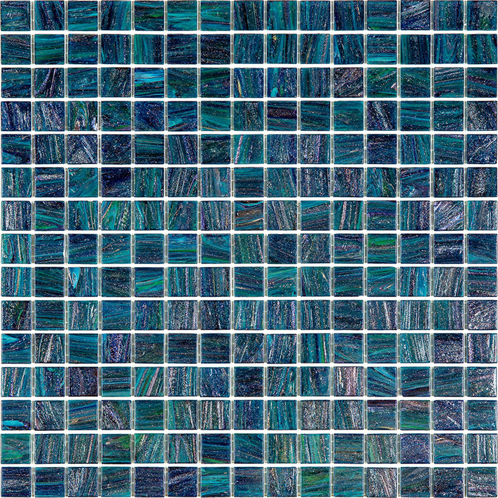 Pine Green 12x12 Glossy Uniform Square Glass Mosaic Tile (20 pack, 20 sq ft/case)