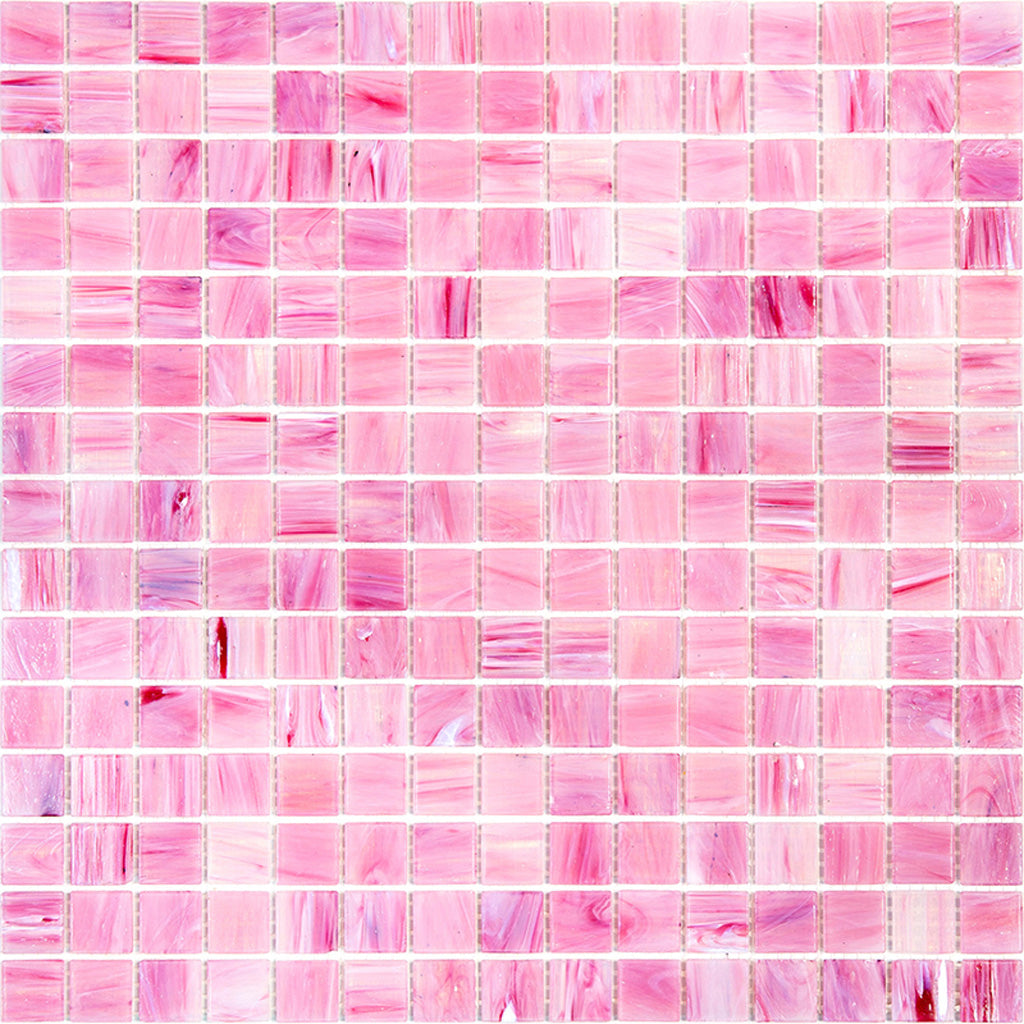 Light Red 12x12 Uniform Square Glossy Glass Mosaic Tile (20 pack, 20 sq ft/case)