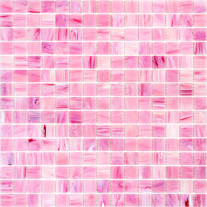 Light Red 12x12 Uniform Square Glossy Glass Mosaic Tile (20 pack, 20 sq ft/case)