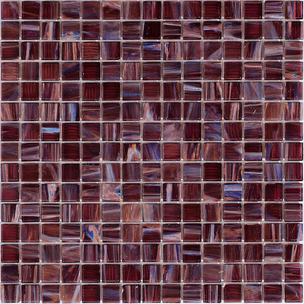 Bulgarian Red 12x12 Glossy Uniform Square Glass Mosaic Tile (20 pack, 20 sq ft/case)