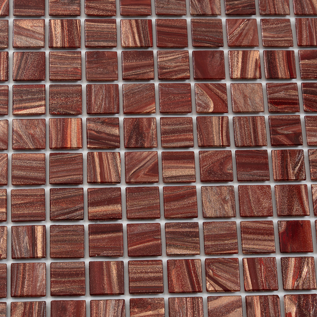 Fire Brick Red 12x12 Glossy Uniform Square Glass Mosaic Tile (20 pack, 20 sq ft/case)