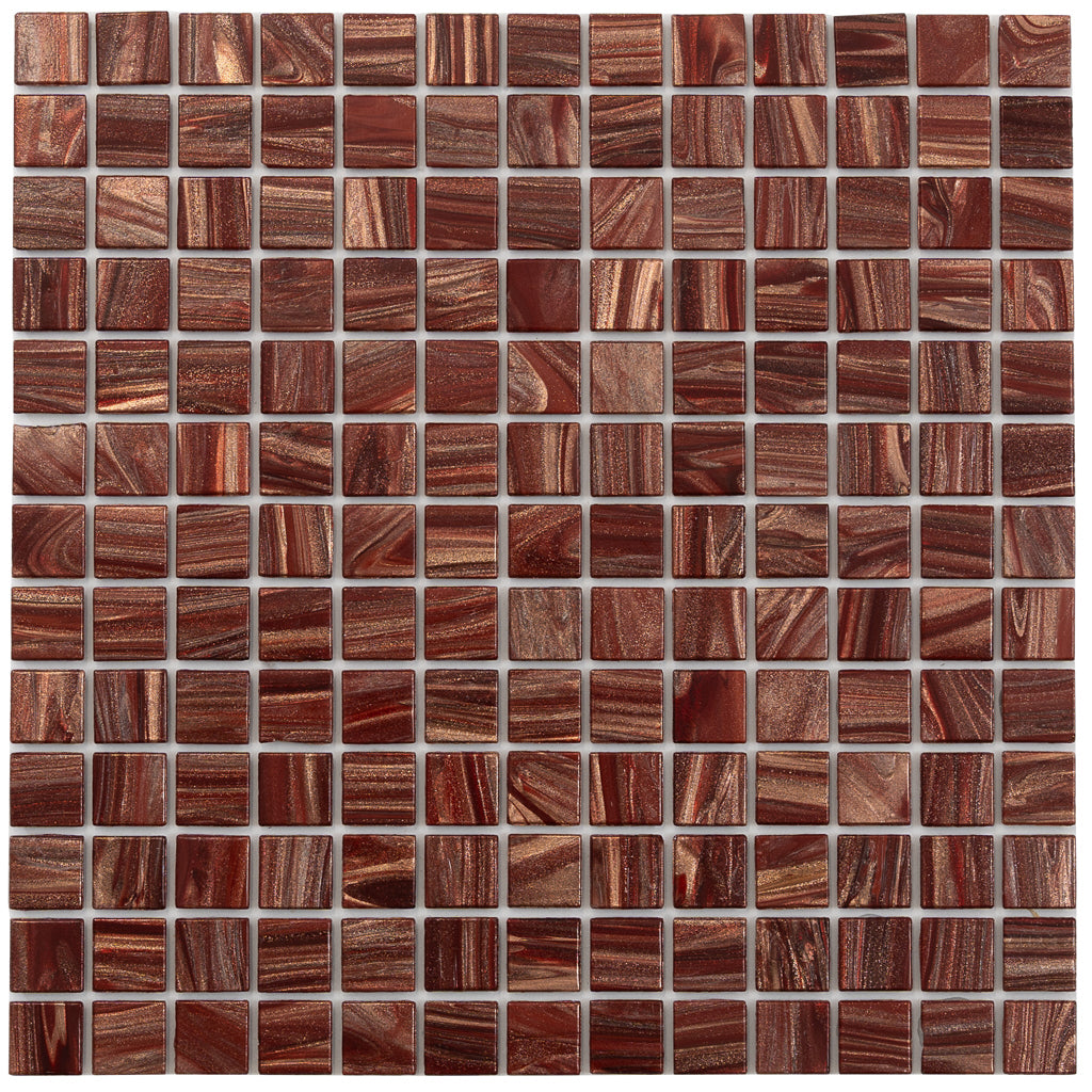Fire Brick Red 12x12 Glossy Uniform Square Glass Mosaic Tile (20 pack, 20 sq ft/case)
