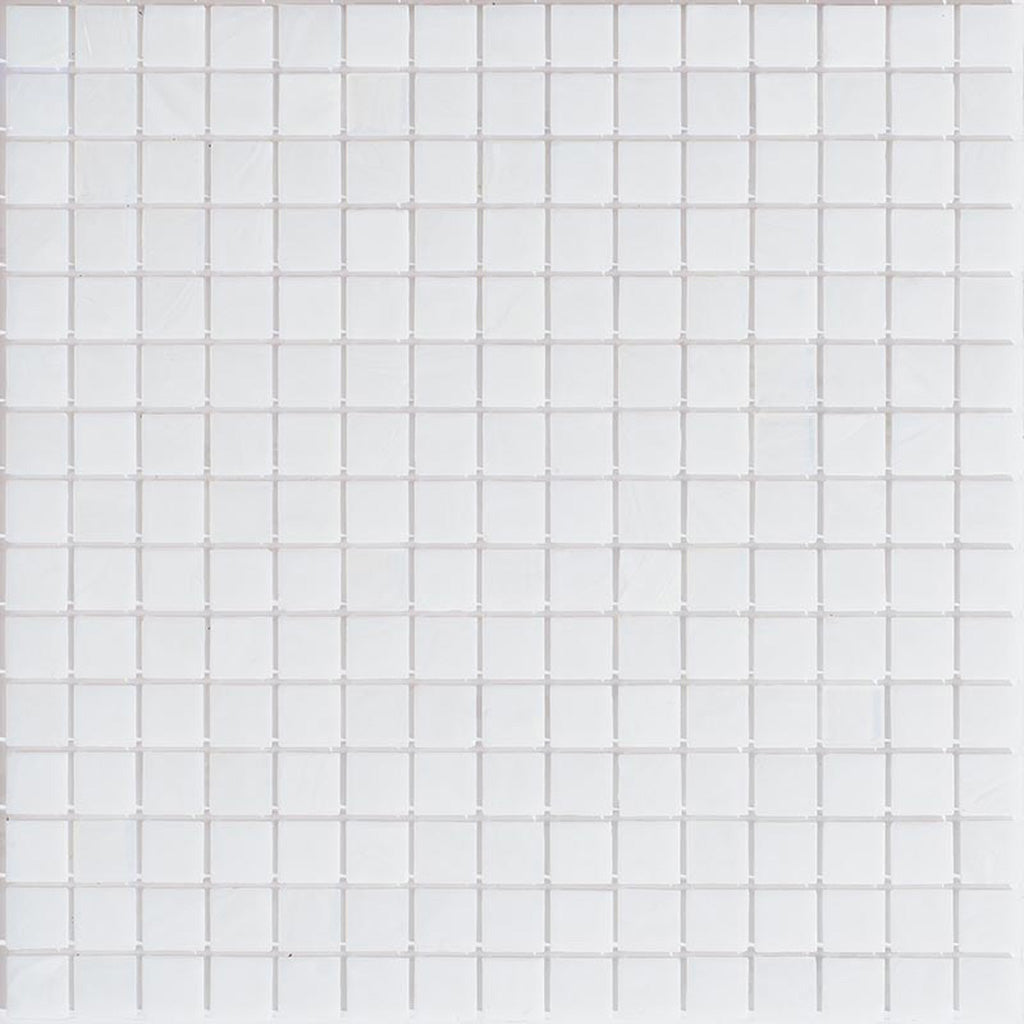 White Dove 12x12 Glossy Uniform Square Glass Mosaic Tile (20 pack, 20 sq ft/case)