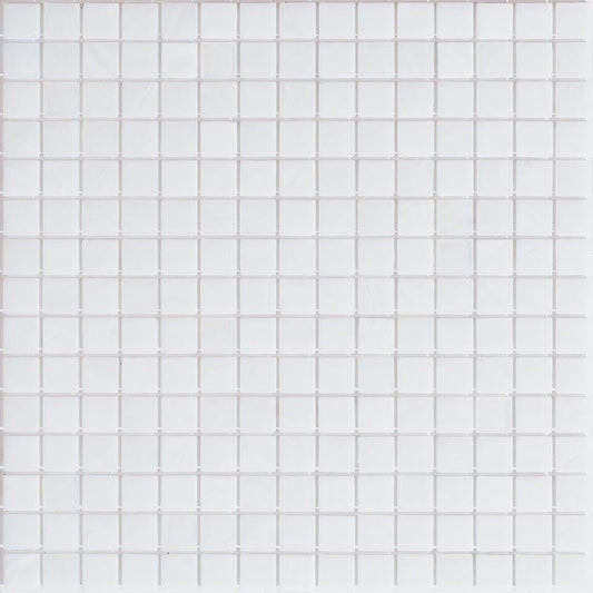 White Dove 12x12 Glossy Uniform Square Glass Mosaic Tile (20 pack, 20 sq ft/case)