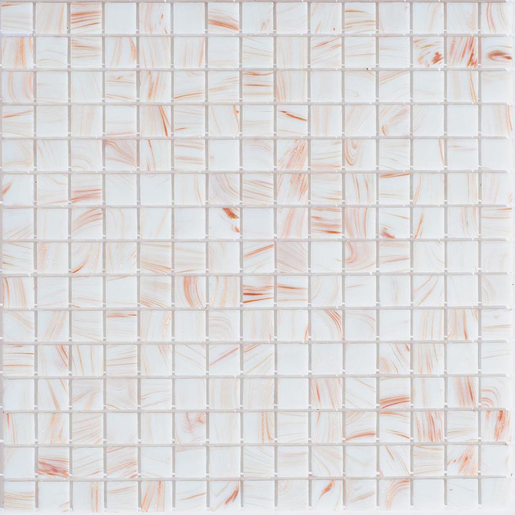 Coconut White 12x12 Glossy Uniform Square Glass Mosaic Tile (20 pack, 20 sq ft/case)