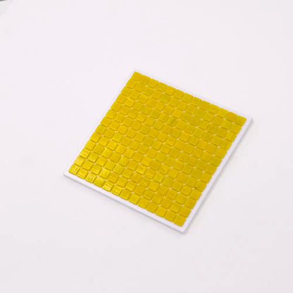 Canary Yellow 12x12 Glossy Uniform Square Glass Mosaic Tile (20 pack, 20 sq ft/case)