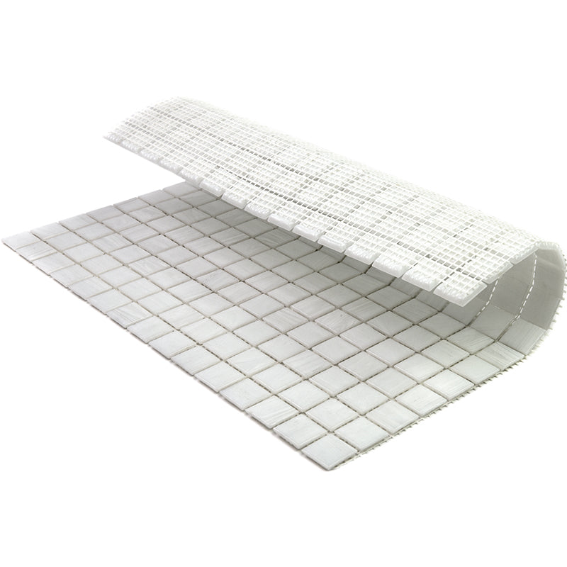 White Dove 12x12 Glossy Uniform Square Glass Mosaic Tile (20 pack, 20 sq ft/case)