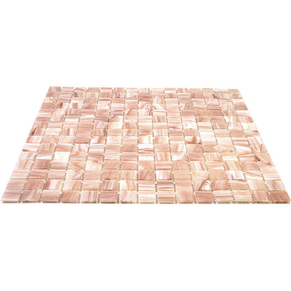 Linen Beige 12x12 Glossy Uniform Square Glass Mosaic Tile (20 pack, 20 sq ft/case)