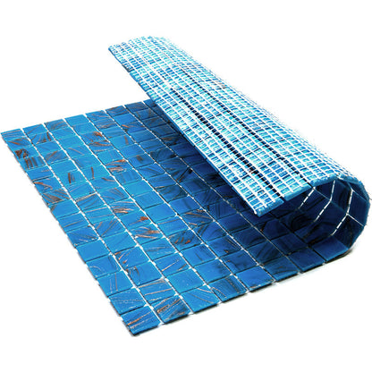 Rich Electric Blue 12x12 Glossy Uniform Square Glass Mosaic Tile (20 pack, 20 sq ft/case)