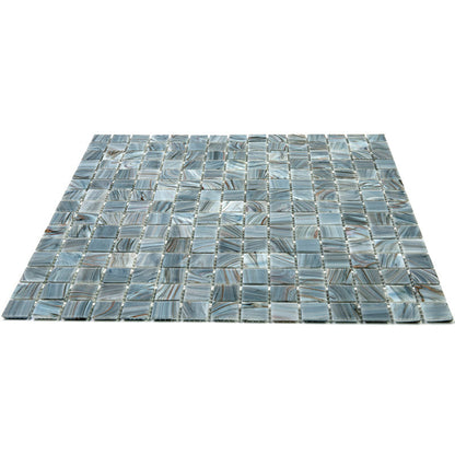 Templeton Gray 12x12 Glossy Uniform Square Glass Mosaic Tile (20 pack, 20 sq ft/case)