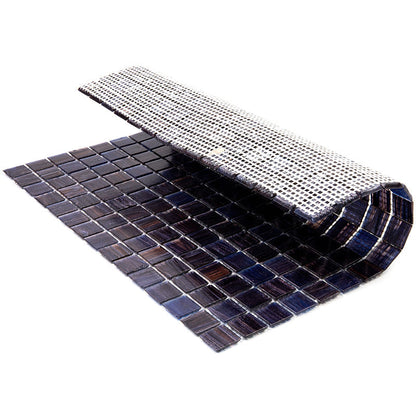 Deep Indigo Blue 12x12 Glossy Uniform Square Glass Mosaic Tile (20 pack, 20 sq ft/case) - Sample
