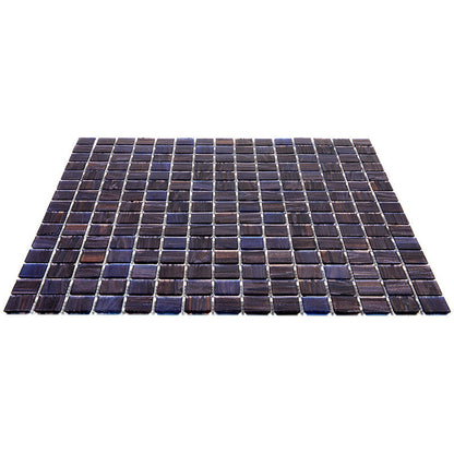 Deep Indigo Blue 12x12 Glossy Uniform Square Glass Mosaic Tile (20 pack, 20 sq ft/case)