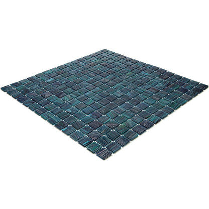Pine Green 12x12 Glossy Uniform Square Glass Mosaic Tile (20 pack, 20 sq ft/case)