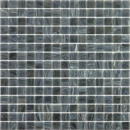 Cadet Gray 12x12 Glossy Uniform Square Glass Mosaic Tile (20 pack, 20 sq ft/case)