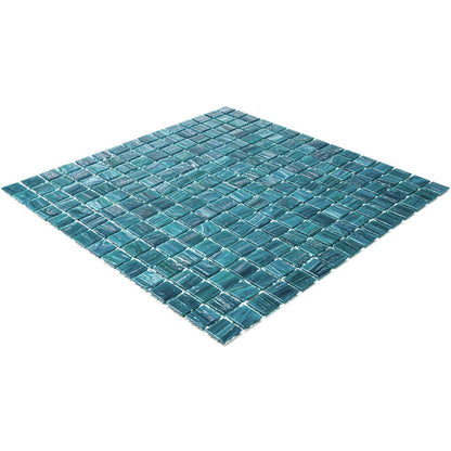 Skobeloff Green 12x12 Glossy Uniform Square Glass Mosaic Tile (20 pack, 20 sq ft/case)