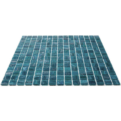 Skobeloff Green 12x12 Glossy Uniform Square Glass Mosaic Tile (20 pack, 20 sq ft/case)