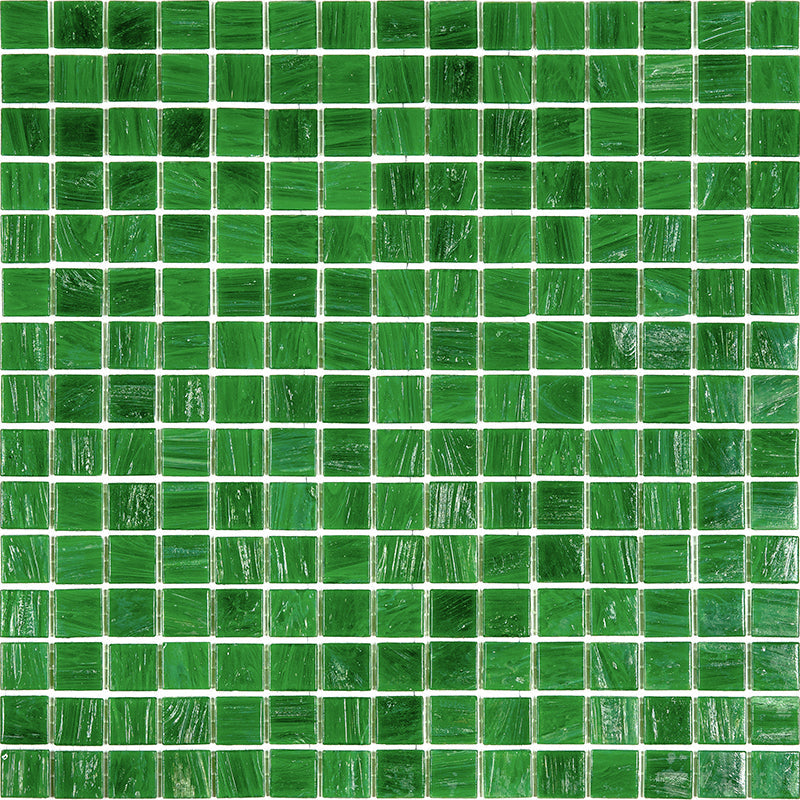 Kelly Green 12x12 Glossy Uniform Square Glass Mosaic Tile (20 pack, 20 sq ft/case) - Sample