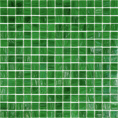 Kelly Green 12x12 Glossy Uniform Square Glass Mosaic Tile (20 pack, 20 sq ft/case) - Sample