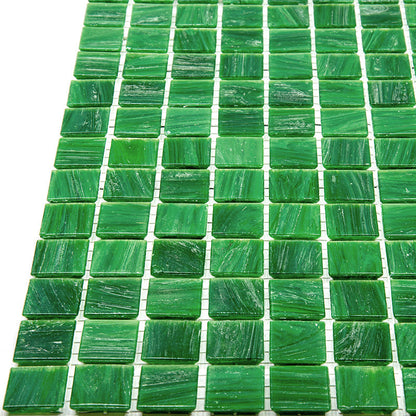 Kelly Green 12x12 Glossy Uniform Square Glass Mosaic Tile (20 pack, 20 sq ft/case) - Sample