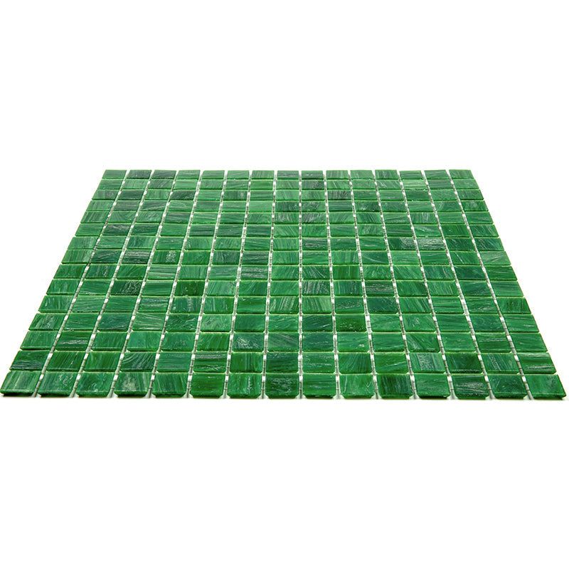 Kelly Green 12x12 Glossy Uniform Square Glass Mosaic Tile (20 pack, 20 sq ft/case)