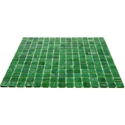 Kelly Green 12x12 Glossy Uniform Square Glass Mosaic Tile (20 pack, 20 sq ft/case) - Sample