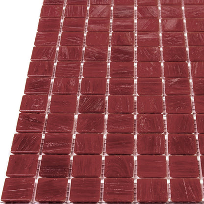 Scarlet Red 12x12 Glossy Uniform Square Glass Mosaic Tile (20 pack, 20 sq ft/case)