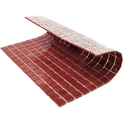 Scarlet Red 12x12 Glossy Uniform Square Glass Mosaic Tile (20 pack, 20 sq ft/case) - Sample