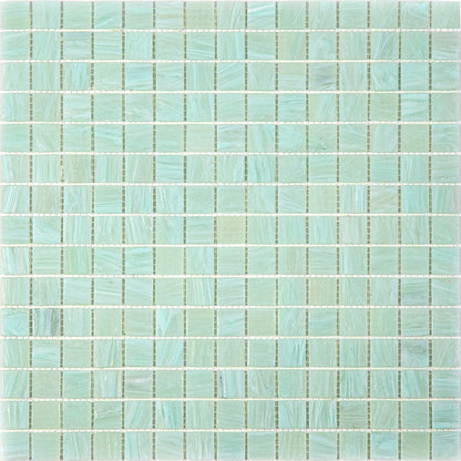 Light Pistachio Green 12x12 Glossy Uniform Square Glass Mosaic Tile (20 pack, 20 sq ft/case) - Sample