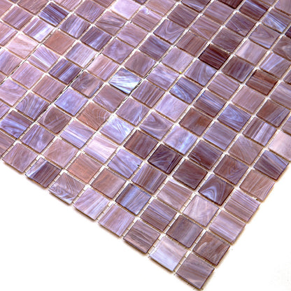 Old Rose Red 12x12 Glossy Uniform Square Glass Mosaic Tile (20 pack, 20 sq ft/case)