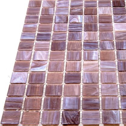 Old Rose Red 12x12 Glossy Uniform Square Glass Mosaic Tile (20 pack, 20 sq ft/case) - Sample