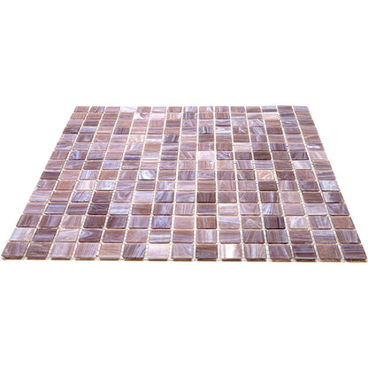 Old Rose Red 12x12 Glossy Uniform Square Glass Mosaic Tile (20 pack, 20 sq ft/case)