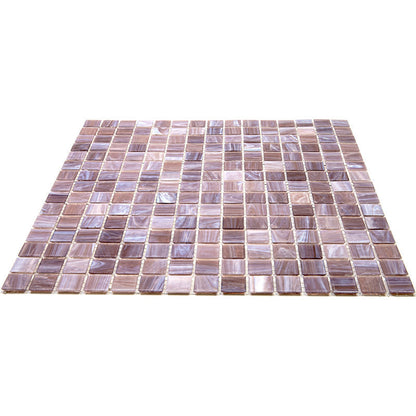 Old Rose Red 12x12 Glossy Uniform Square Glass Mosaic Tile (20 pack, 20 sq ft/case) - Sample