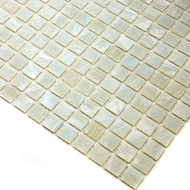 Pastel Gray 12x12 Glossy Uniform Square Glass Mosaic Tile (20 pack, 20 sq ft/case)