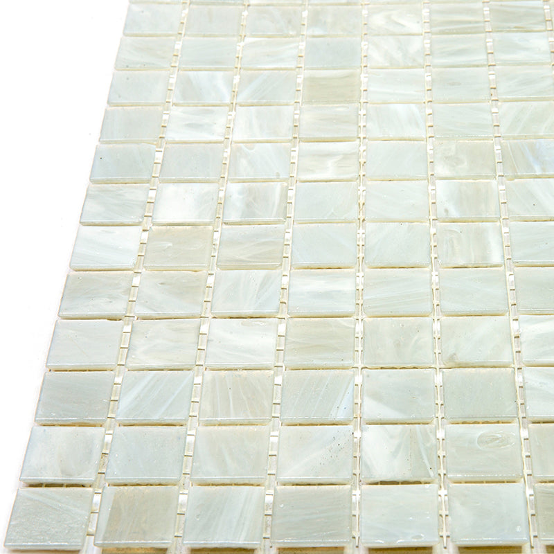 Pastel Gray 12x12 Glossy Uniform Square Glass Mosaic Tile (20 pack, 20 sq ft/case)