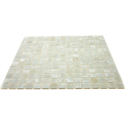 Pastel Gray 12x12 Glossy Uniform Square Glass Mosaic Tile (20 pack, 20 sq ft/case) - Sample