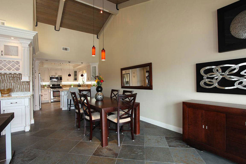 San rio rustic 12 x 12 gauged slate floor and wall tile SSANRIORUS1212G product shot wall view