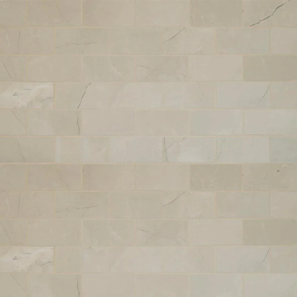 MSI Sande Cream Polished Porcelain Mosaic Wall and Floor Tile 2"x4"