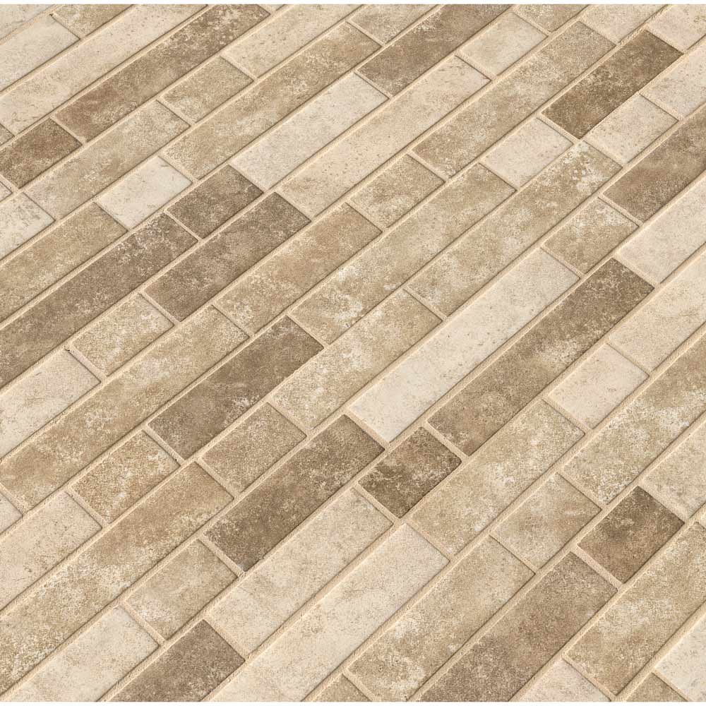 MSI Sandhills Interlocking Glass Mosaic Tile 11.81"x11.81"