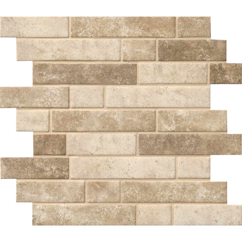 MSI Sandhills Interlocking Glass Mosaic Tile 11.81"x11.81"